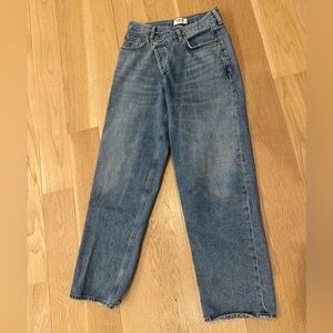 AGOLDE criss cross upsized jeans size 26